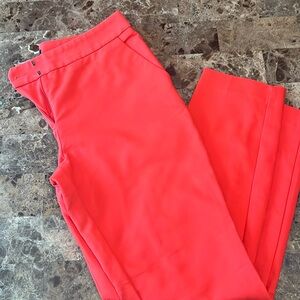 Bright orange (peach) Express ankle pants